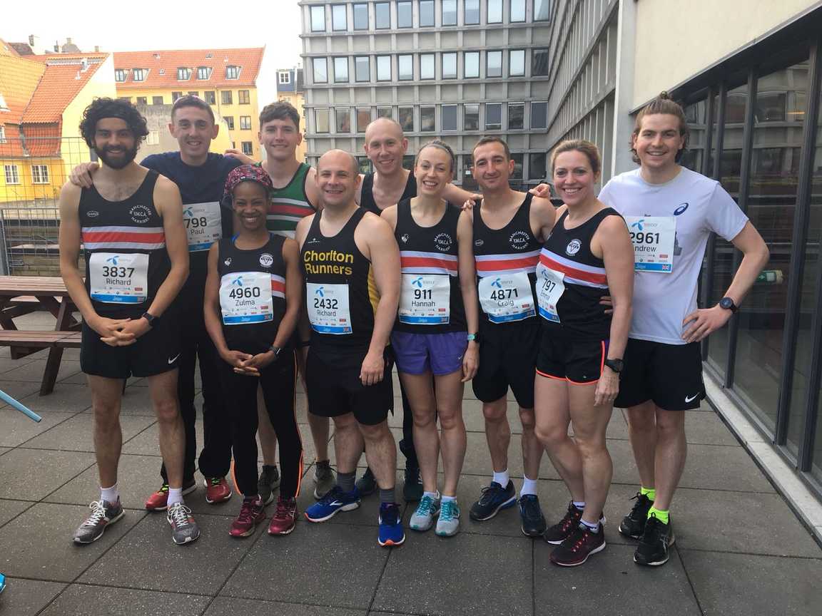 Our runners at Copenhagen Marathon