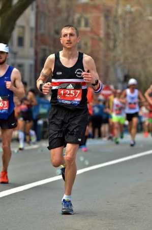 Craig at the 2017 Boston Marathon