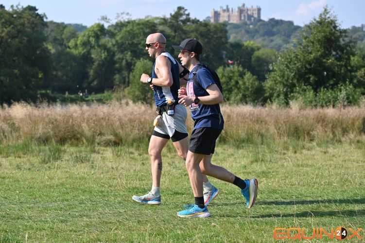 Martin with fellow runner